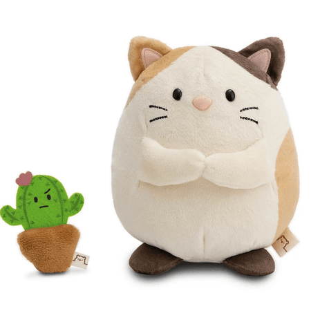 Nici - Mymochi Hello Edition, Gato Angy 27cm, c/cacto - Papelaria Encantada