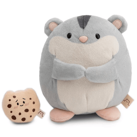 Nici - Mymochi Hello Edition, Hamster Chai 16cm, c/bolacha em caixa - Papelaria Encantada