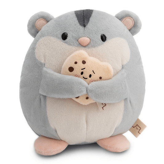 Nici - Mymochi Hello Edition, Hamster Chai 16cm, c/bolacha em caixa - Papelaria Encantada