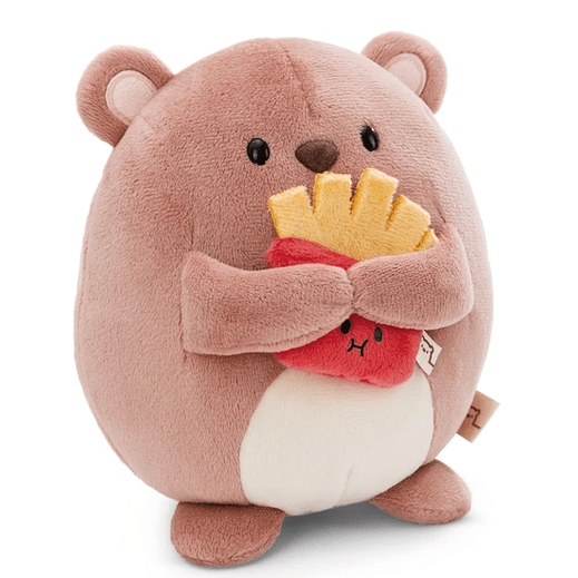 Nici - Mymochi Hello Edition, Urso Nomo 27cm, c/batatas fritas - Papelaria Encantada