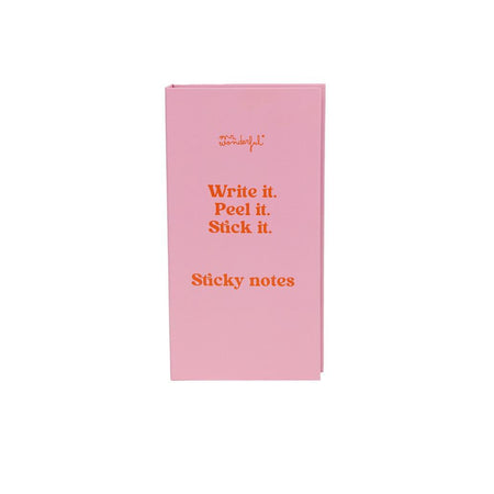 Notas Adesivas - Write it. Peel it. Stick it - Mr. Wonderful - Papelaria Encantada