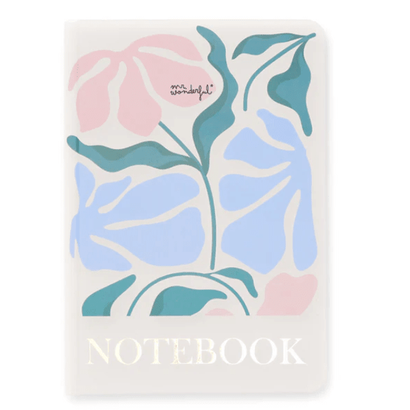 Notebook A6 Mr Wonderful - Flores - Papelaria Encantada