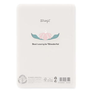 Notebook A6 Mr Wonderful - Flores - Papelaria Encantada