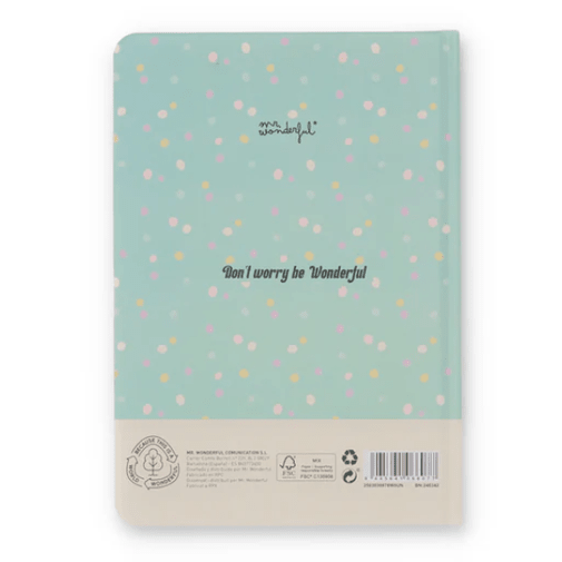Notebook A6 Mr Wonderful - Print pontinhos - Papelaria Encantada