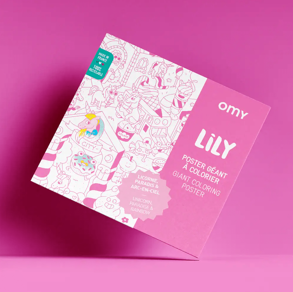Omy Lily - Poster gigante para colorir - Papelaria Encantada