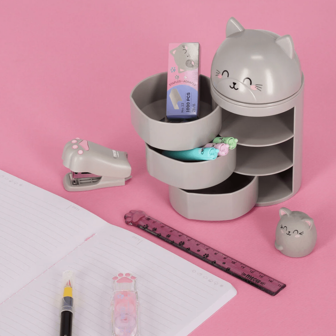 Organizador de mesa Gato - Legami - Papelaria Encantada