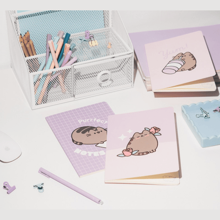 PACK 3 CADERNOS A5 PUSHEEN MOMENTS - Papelaria Encantada