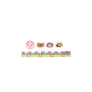 Pack de 3 Lápis + 3 Borrachas + 1 Apara-lápis - Wonder Comic - Mr Wonderful - Papelaria Encantada