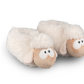 Pantufas NICI Wooly Gang ovelha branca, tamanho 26–29