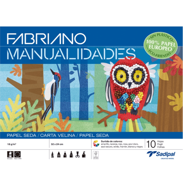 Papel seda 32x24cm fabriano - Papelaria Encantada