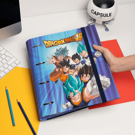 Pasta Arquivo 4 argolas Dragon Ball - Papelaria Encantada
