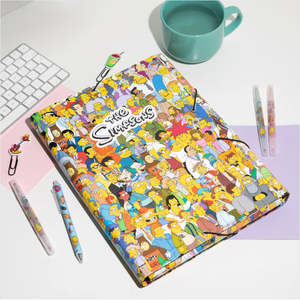 Pasta com elásticos The Simpsons - Papelaria Encantada