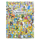Pasta com elásticos The Simpsons - Papelaria Encantada