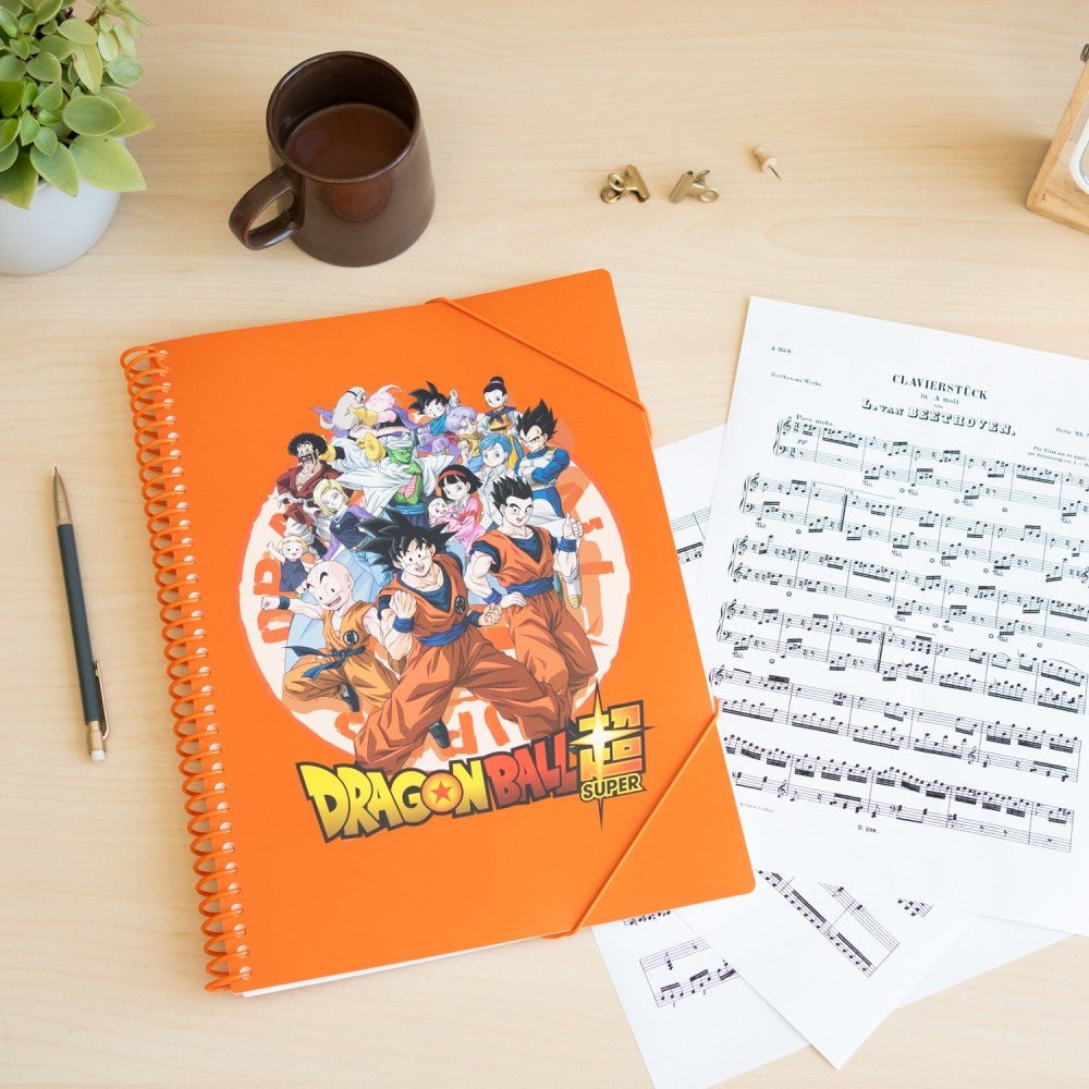 Pasta de Micas A4 Dragon Ball Super - Papelaria Encantada