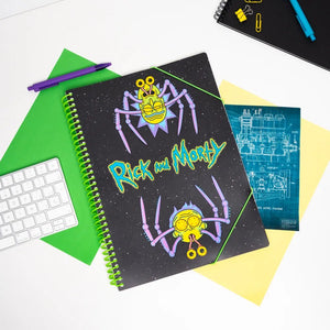 Pasta de Micas A4 Rick and Morty Mutant - Papelaria Encantada
