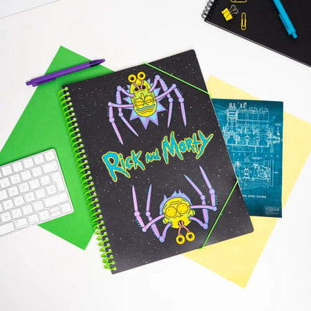 Pasta de Micas A4 Rick and Morty Mutant - Papelaria Encantada