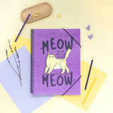 Pasta de Micas Meow Meow Weird Cats - Papelaria Encantada