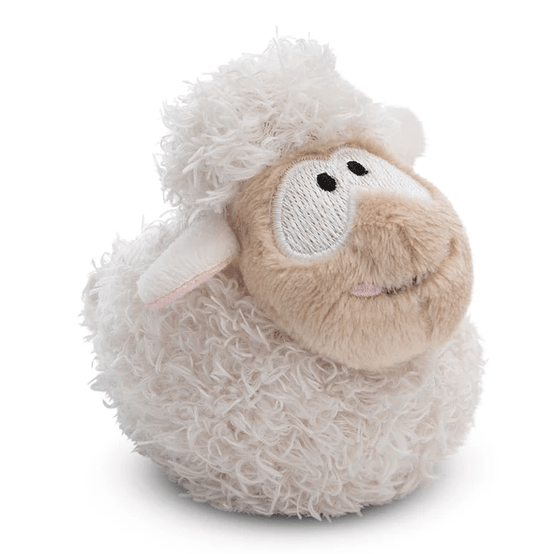 Peluche anti - stress Ovelha branca 8cm - Wooly Gang 2 NICI - Papelaria Encantada