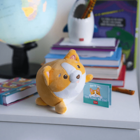 Peluche Legami mini pelúcia - Super macio Corgi - Papelaria Encantada