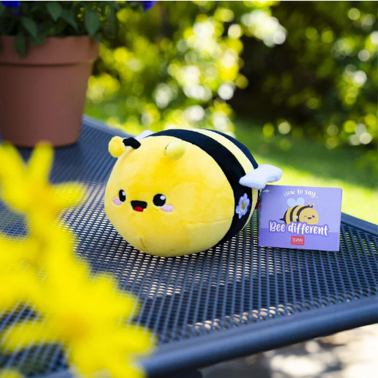 Peluche mini pelúcia - Super macio Abelha - Papelaria Encantada