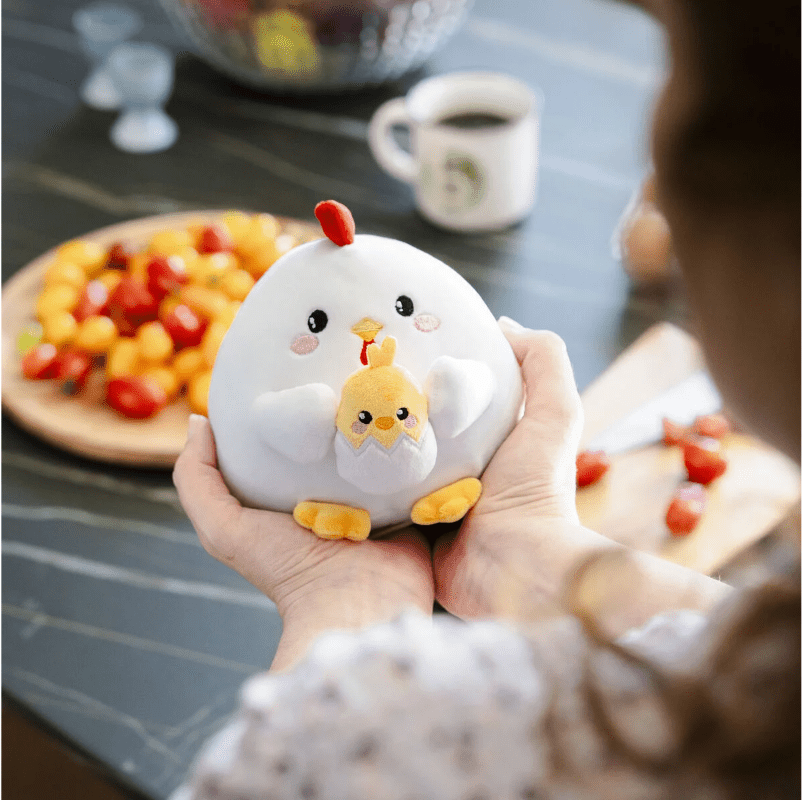 Peluche mini pelúcia - Super macio Galinha - Papelaria Encantada