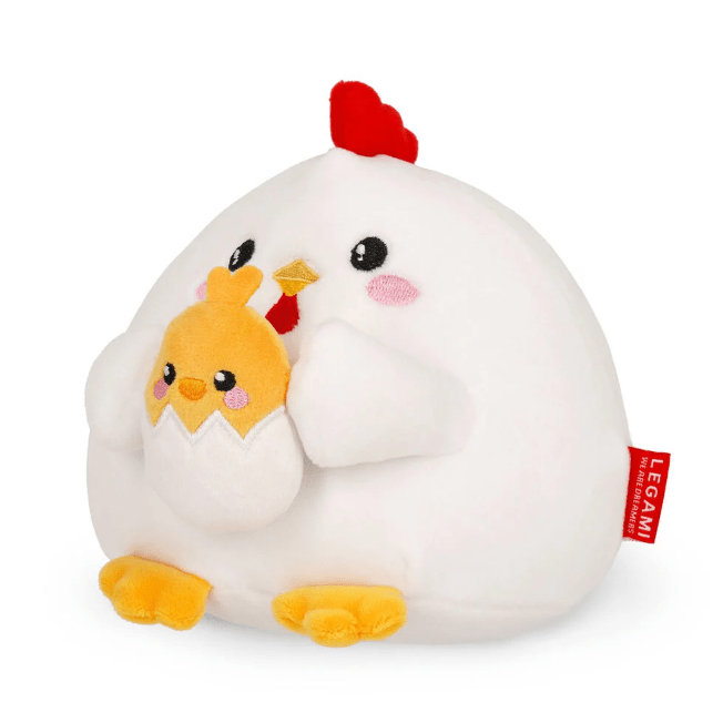 Peluche mini pelúcia - Super macio Galinha - Papelaria Encantada