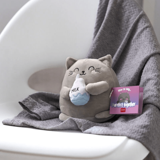 Peluche mini pelúcia Super macio Gato legami - Papelaria Encantada