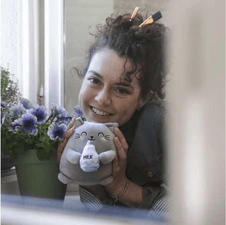 Peluche mini pelúcia Super macio Gato legami - Papelaria Encantada