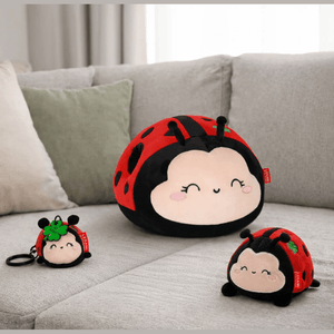Peluche mini pelúcia - Super macio Joaninha Legami - Papelaria Encantada