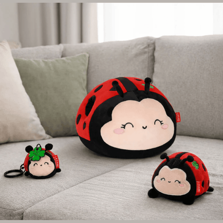 Peluche mini pelúcia - Super macio Joaninha Legami - Papelaria Encantada