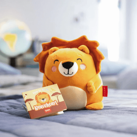 Peluche mini pelúcia - Super macio Leão - Papelaria Encantada