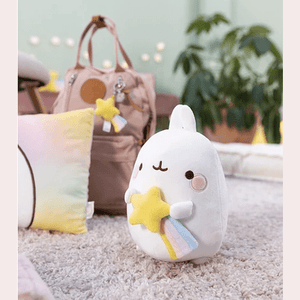 Peluche Molang 24cm c/ estrela - cadente Nici - Papelaria Encantada