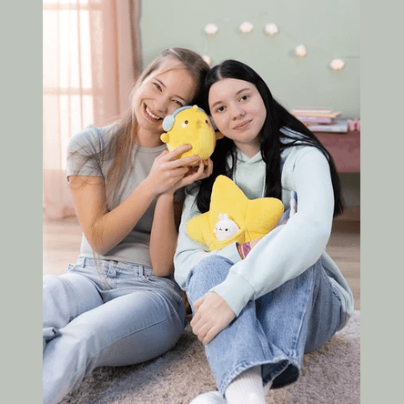 Peluche Piu Piu Molang 16cm Nici - Papelaria Encantada