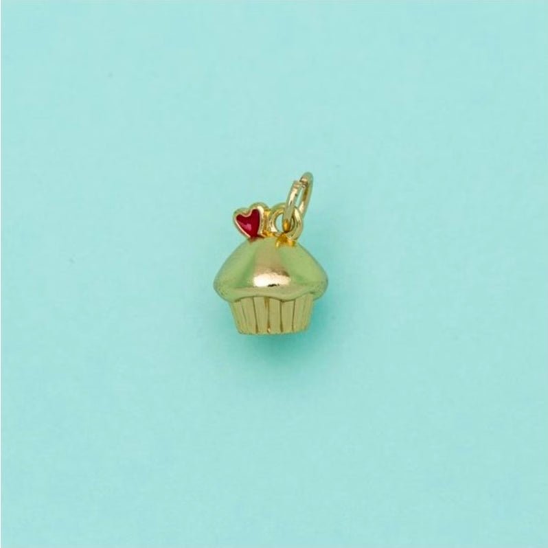 Pingente cupcake para caderno inteligente - Papelaria Encantada