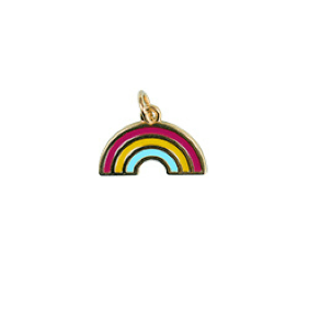 Pingente rainbow para caderno inteligente - Papelaria Encantada