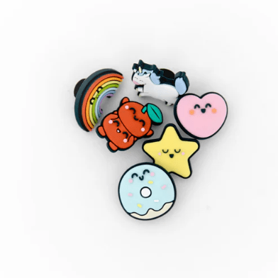 Pins Arco - íris, unicórnio, coração, estrela e cerejas Mr.Wonderful - Papelaria Encantada