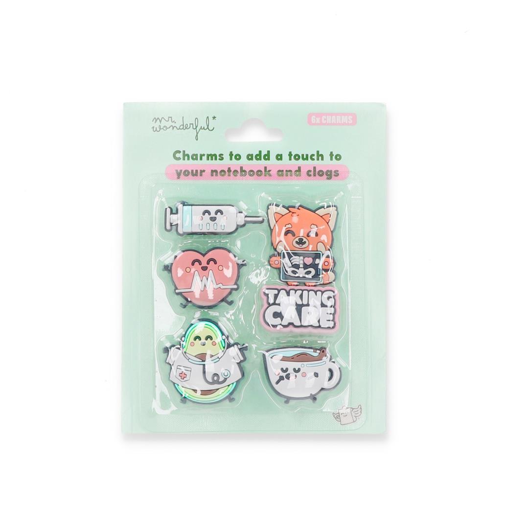 Pins para dar um toque ao teu caderno - Saúde - Mr. Wonderful - Papelaria Encantada