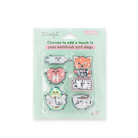 Pins para dar um toque ao teu caderno - Saúde - Mr. Wonderful - Papelaria Encantada