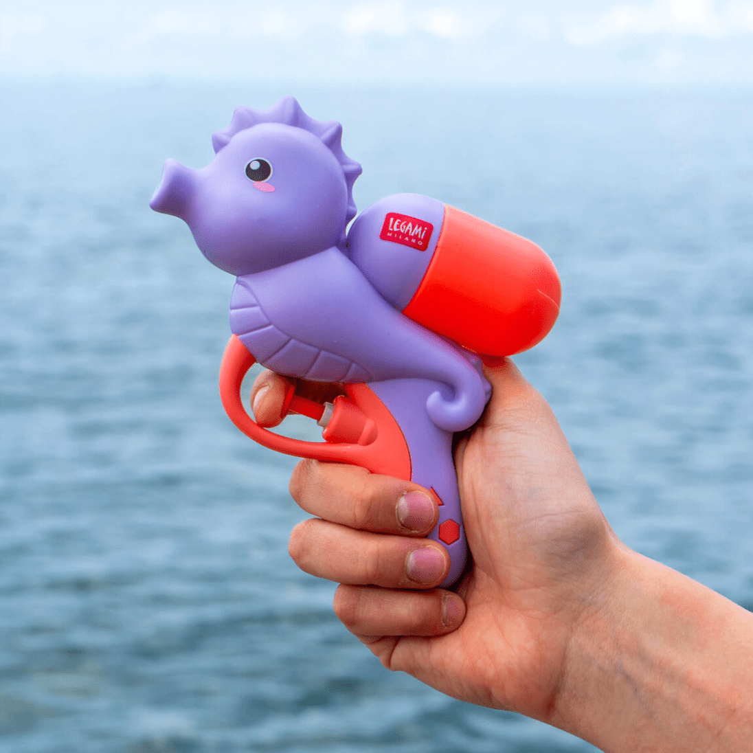 Pistola de água Cavalo Marinho para crianças - Legami - Papelaria Encantada