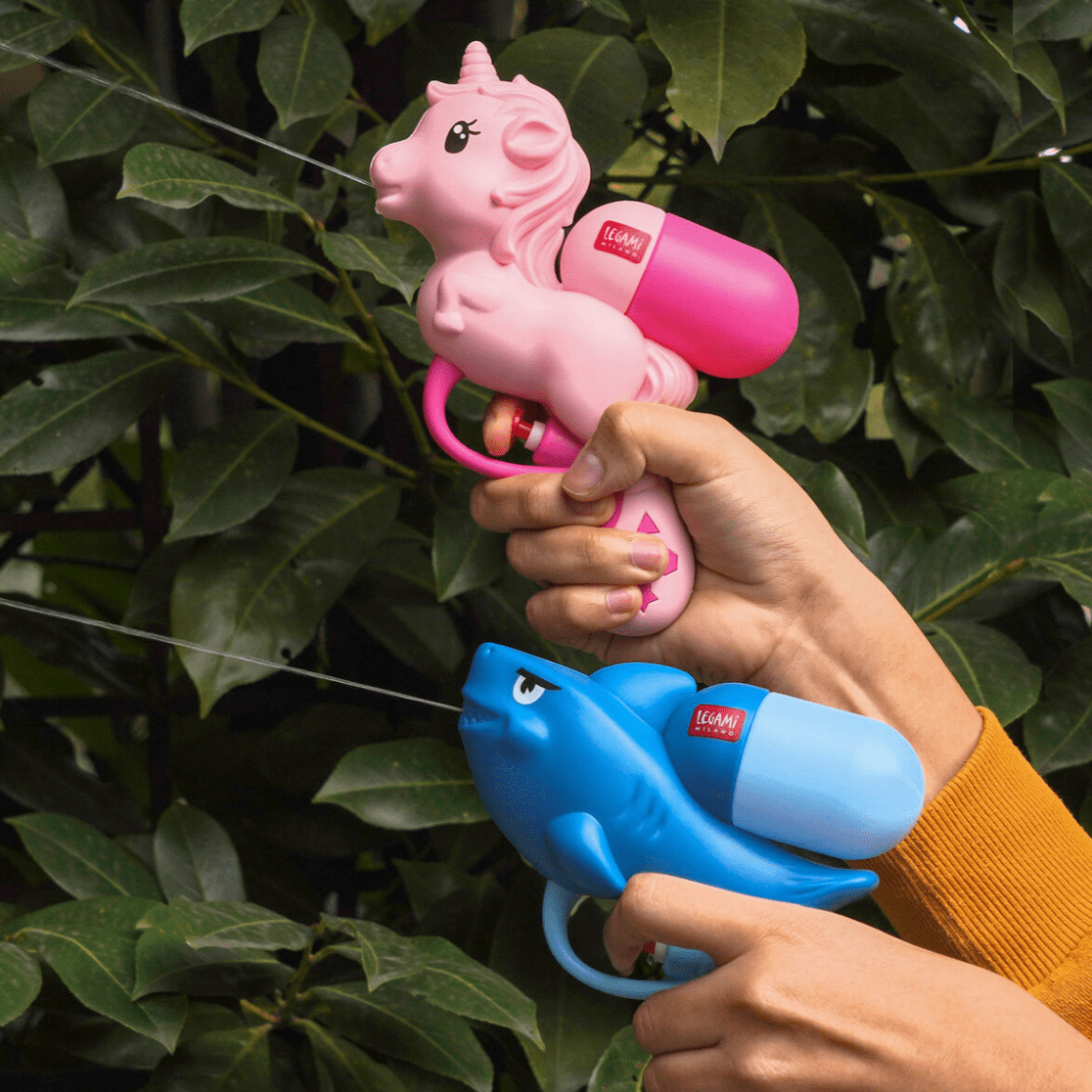 Pistola de água unicórnio para crianças - Legami - Papelaria Encantada