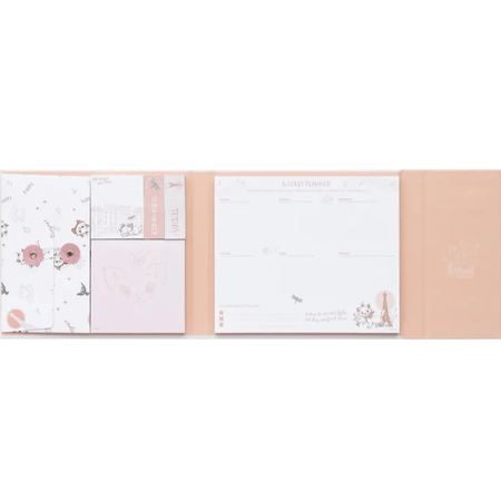 Planificador Semanal com notas disney bonjour Marie - Papelaria Encantada
