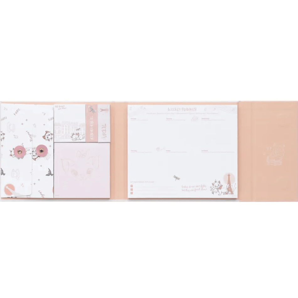 Planificador Semanal com notas disney bonjour Marie - Papelaria Encantada