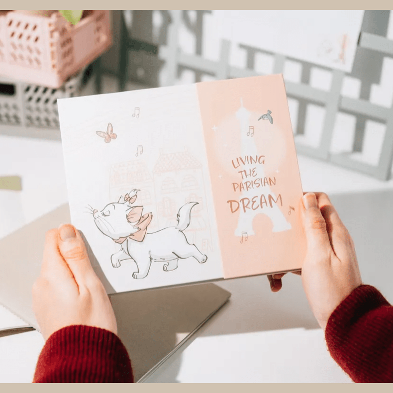 Planificador Semanal com notas disney bonjour Marie - Papelaria Encantada