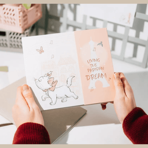 Planificador Semanal com notas disney bonjour Marie - Papelaria Encantada