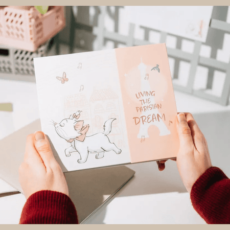 Planificador Semanal com notas disney bonjour Marie - Papelaria Encantada