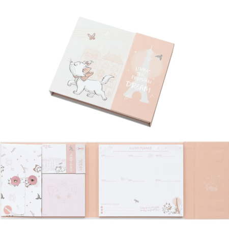 Planificador Semanal com notas disney bonjour Marie - Papelaria Encantada