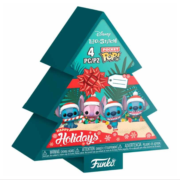 Pocket POP com 4 figuras Disney Stitch - Papelaria Encantada