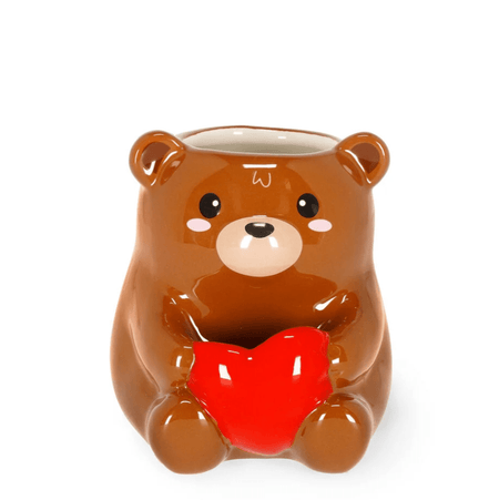 Porta - canetas em cerâmica - Ursinho de peluche - Acessórios de mesa - Legami - Papelaria Encantada