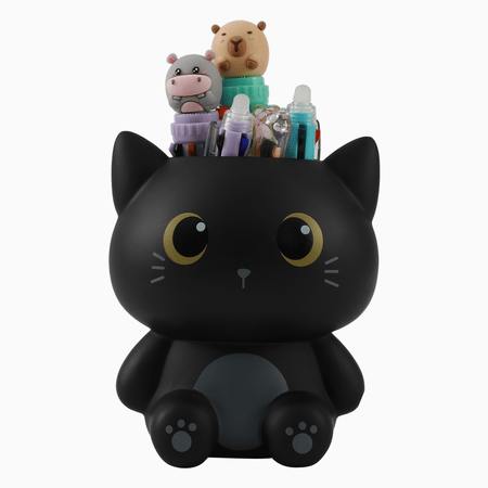 Porta Canetas Gato Preto Itotal - Papelaria Encantada