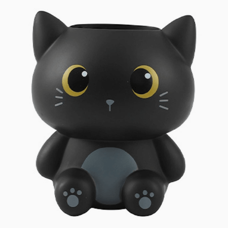 Porta Canetas Gato Preto Itotal - Papelaria Encantada